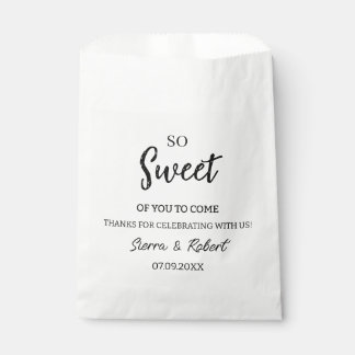 Sacolinha Casamento Personalizado Moderno "O Amor é Doce"