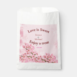 Sacolinha Casamento Pink Cherry Blossoms