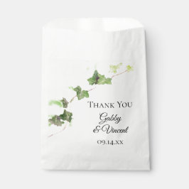 Sacolinha Casamento por Aquarela Verde - Ivy Vine