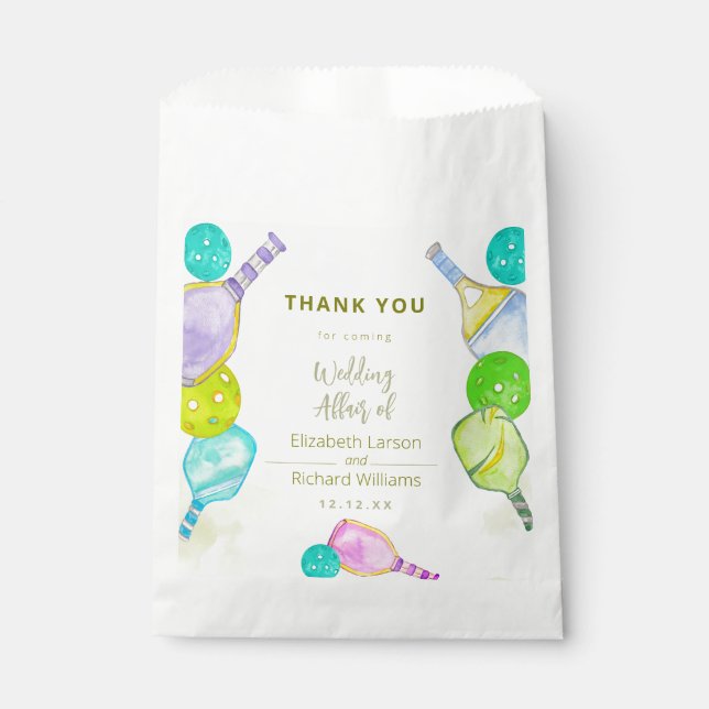 Sacolinha Casamento Previsto De Jogadores De Aquarela Esport (Frente)