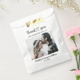 Sacolinha Casamento Romântico Personalizado com Foto Custom 