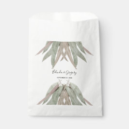 Sacolinha Casamento Rustic Eucalyptus Leaf