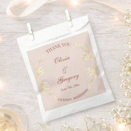 Sacolinha Casamento Rústico Floral Atemporal