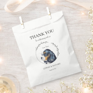 Sacolinha Casamento Simples De Cavalier Obrigado A Favor Bag