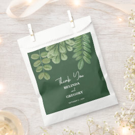 Sacolinha Casamento Verde de Emerald Verde Moderno em Waterc