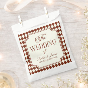Sacolinha Casamento Vintage Burgundy Luxuoso e Antigo