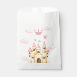 Sacolinha Castelo de Encantação da Princesa Rosa e Coroa