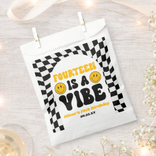 Sacolinha Catorze É Uma Vibração Festa de Aniversário Retro