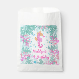 Sacolinha Cavalo-marinho Sob O Aniversário Do Mar