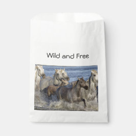 Sacolinha Cavalos galopando na água