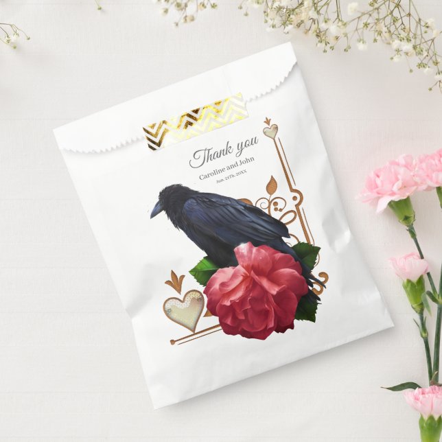 Sacolinha Caveira Gótica e Raven. (Selado)