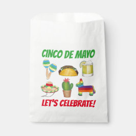 Sacolinha Celebração do vamos Cinco de Mayo Fiesta Taco Piña