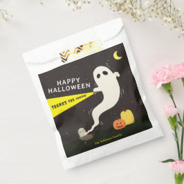 Sacolinha Cemitério de Fantasmas Fofo de Halloween