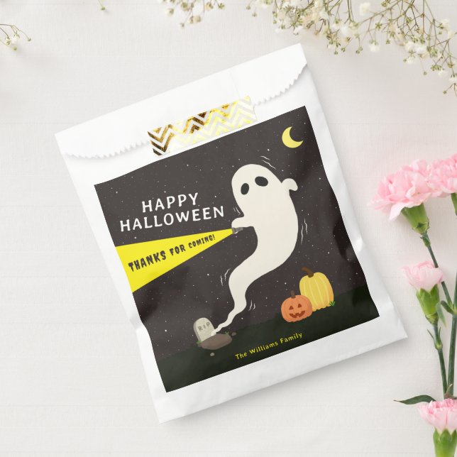 Sacolinha Cemitério de Fantasmas Fofo de Halloween (Selado)