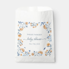 Sacolinha Chá de Bebê Boho Flor Silvestre Vintage