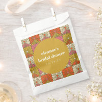 Chá de Bebê Botânico Amarelo Retro Personalizado