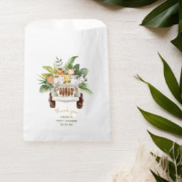 Sacolinha Chá de Bebê de Animais da Savana Neutro em Gênero 