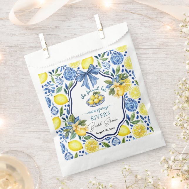 Sacolinha Chá de Bebê 'Ela Encontrou Seu Amor' (Cortado)