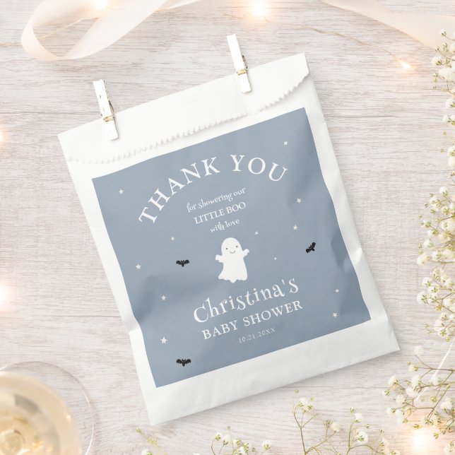 Sacolinha Chá De Bebê Halloween Obrigado (Cortado)