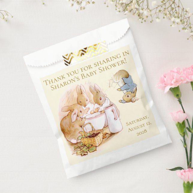 Sacolinha Chá de Bebê Temático do Peter Rabbit  (Selado)