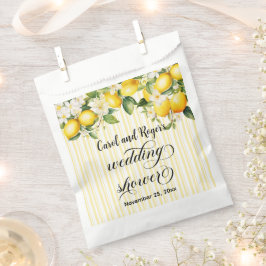 Sacolinha Chá de casamento de Verão do Lemon Branch Mediterr