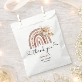 Sacolinha Chá de fraldas Arco-Íris Sexo Boho Neutro