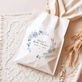 Sacolinha Chá de fraldas Azul Floral Azul AUSHA Dusty