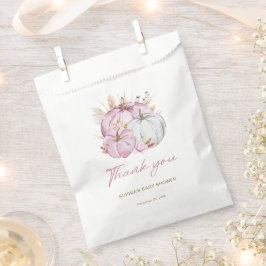 Sacolinha Chá de fraldas Boho Floral Little Pink Pumpkins