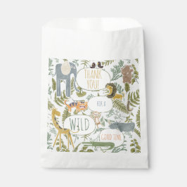 Sacolinha Chá de fraldas Botânico Selvagem Selvagem Safari