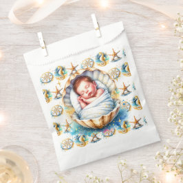 Sacolinha Chá de fraldas da Beachy Boy da Costura