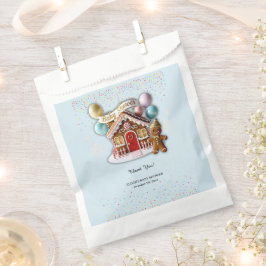 Sacolinha Chá de fraldas da Casa do Pão-de-Gingerpão Dourado