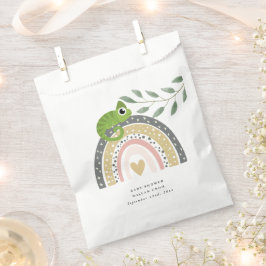 Sacolinha Chá de fraldas Da Selva, Arco-Íris E Chaméon