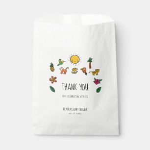 Sacolinha Chá de fraldas da selva tropical