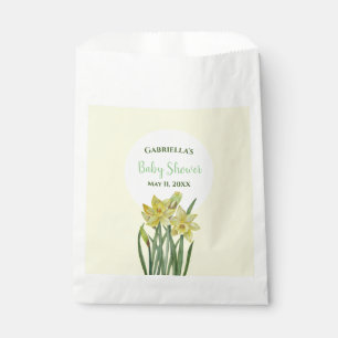 Sacolinha Chá de fraldas D'água Daffodils Amarelo Fundo