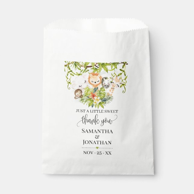 Sacolinha Chá de fraldas de Animais do Jardim Zoológico Selv (Frente)