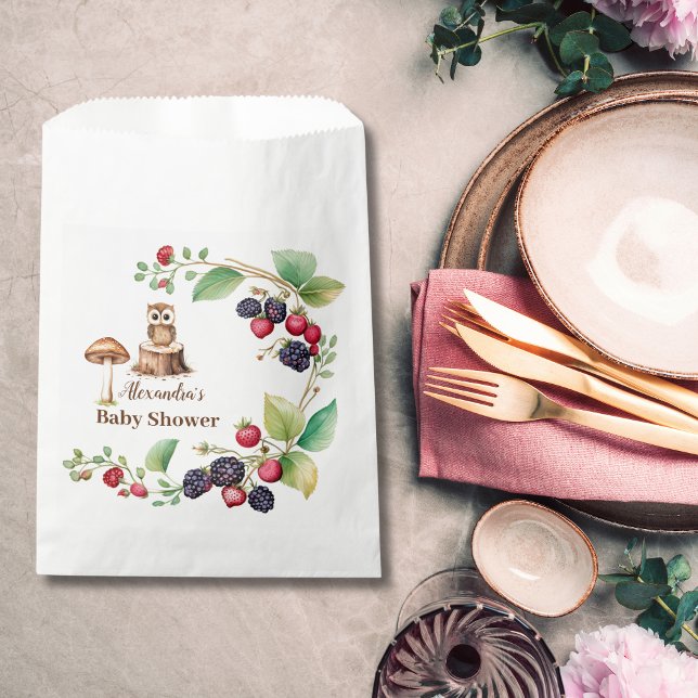 Sacolinha Chá de fraldas de animais florestais (Criador carregado)