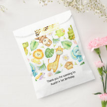 Chá de fraldas de Aniversário da Selva Safari