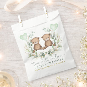 Sacolinha Chá de fraldas de Balão de Urso Dourado Greenerado