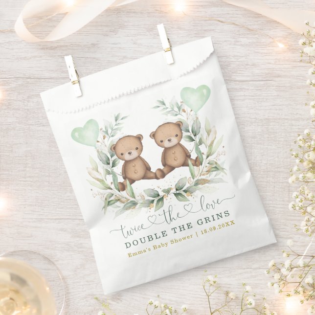 Sacolinha Chá de fraldas de Balão de Urso Dourado Greenerado (Cortado)