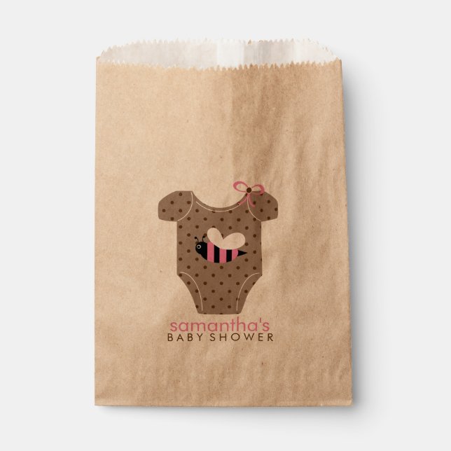 Sacolinha Chá de fraldas De Bebê (Frente)