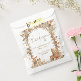 Sacolinha Chá de fraldas de Boho Arch Fall Woodland