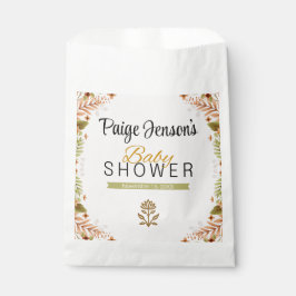 Sacolinha Chá de fraldas de Botânicos Verdes e Marrons Moder