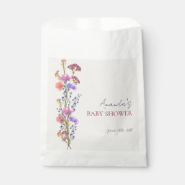 Sacolinha Chá de fraldas de Buquê de acrílico russo bege