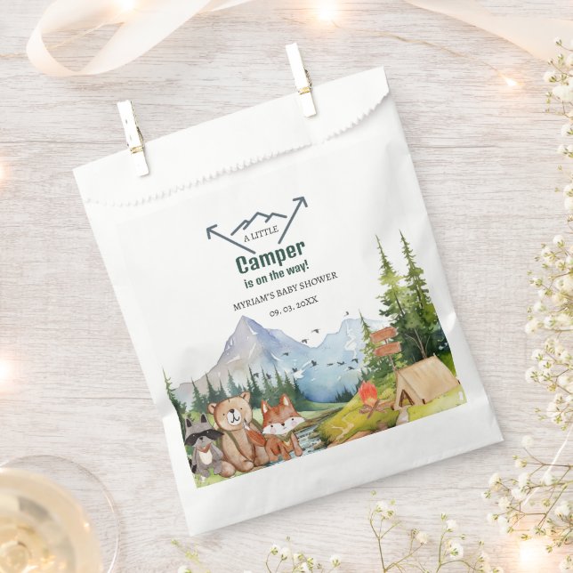 Sacolinha Chá de fraldas de Camarão de Aventura de Animais d (Cortado)