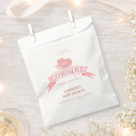 Sacolinha Chá de fraldas de chapinha rosa ocidental