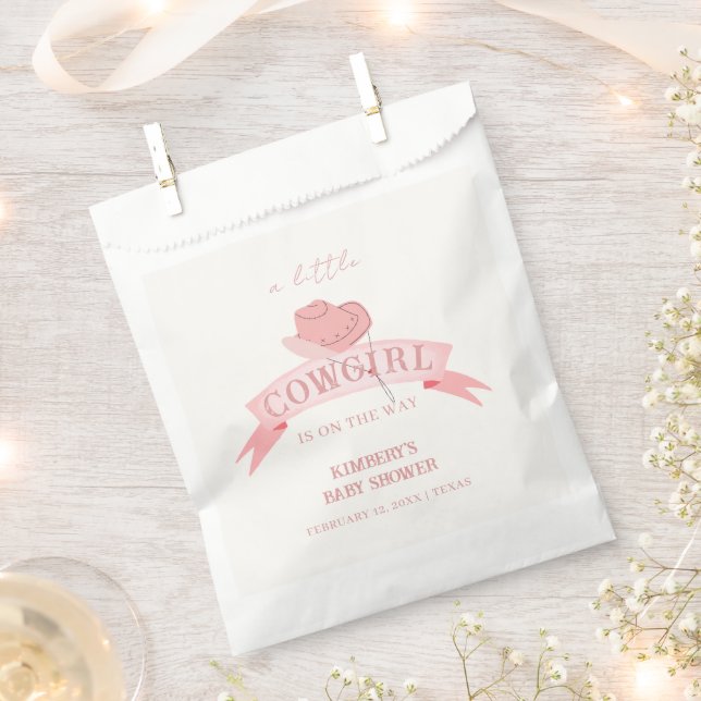 Sacolinha Chá de fraldas de chapinha rosa ocidental (Cortado)