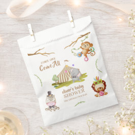 Sacolinha Chá de fraldas de Circo Animal Safari, Cujo Pavime