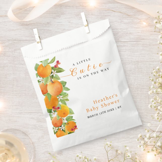 Sacolinha CHÁ DE FRALDAS de Clementina Citrus Orange Citrus (Cortado)