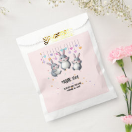 Sacolinha Chá de fraldas de coelhinhos de coelhinhos engraça