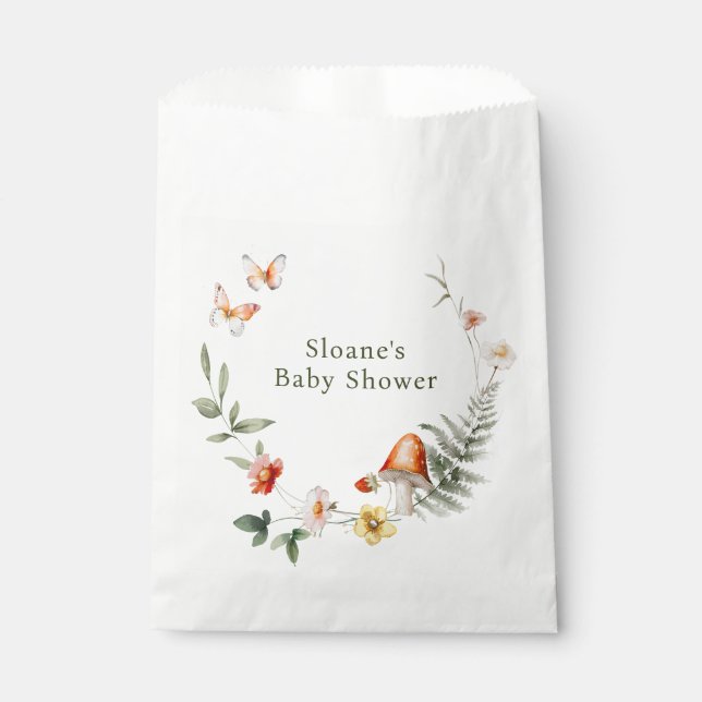 Sacolinha Chá de fraldas de Cogumelo Florestal Encantado (Frente)